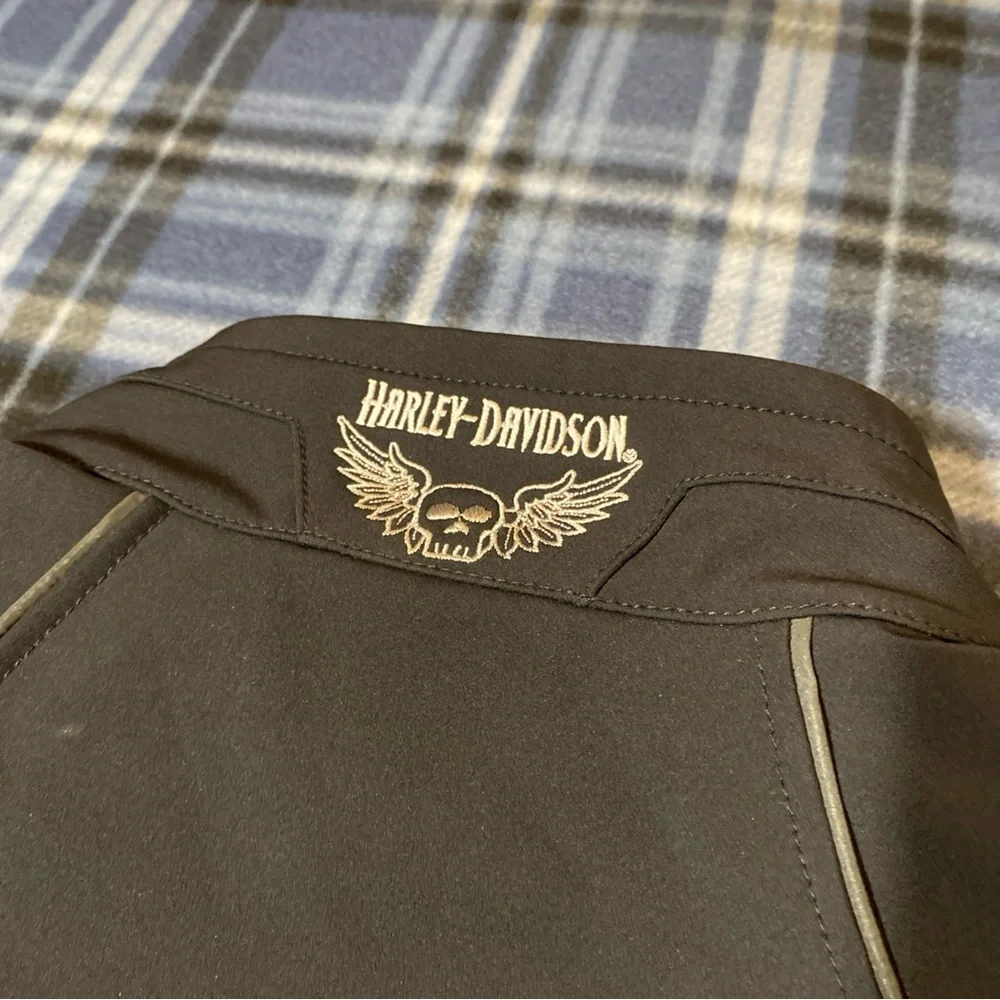 Vintage Harley Davidson Black Jacket 97252-07VW Women's Size Medium - Picture 14 of 16